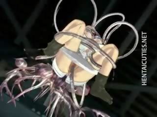 3d anime babe i tentacles blir knullet